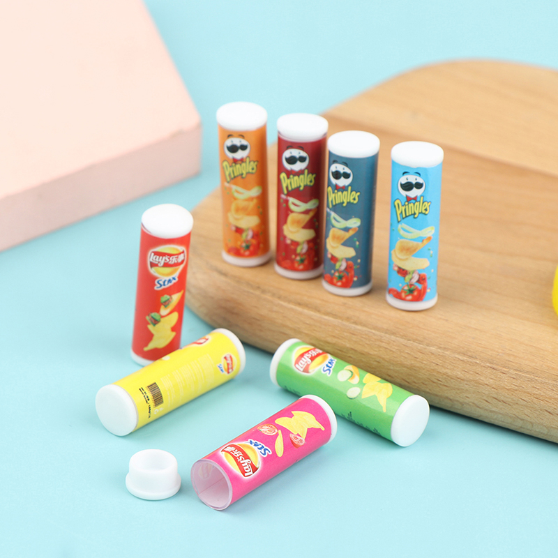 Food Snacks Chips - VP Set di 4 Pezzi Miniature