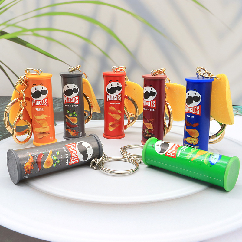 Food Snacks Chips - Portachiavi creativo con patatine - Decorazione