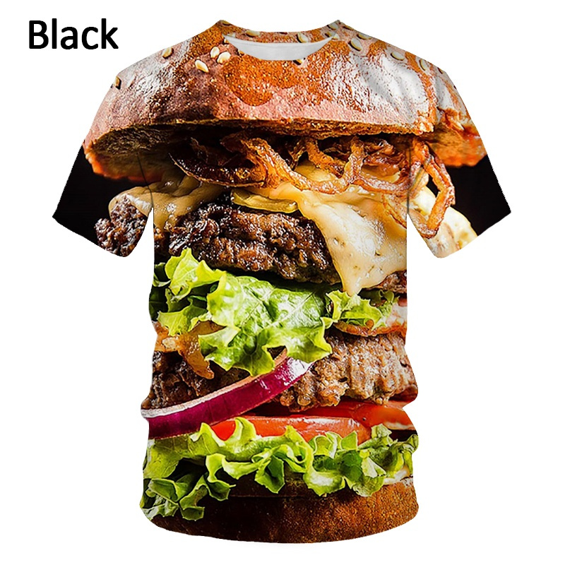 Food Snacks Chips - T-shirt grafica con stampa 3D di