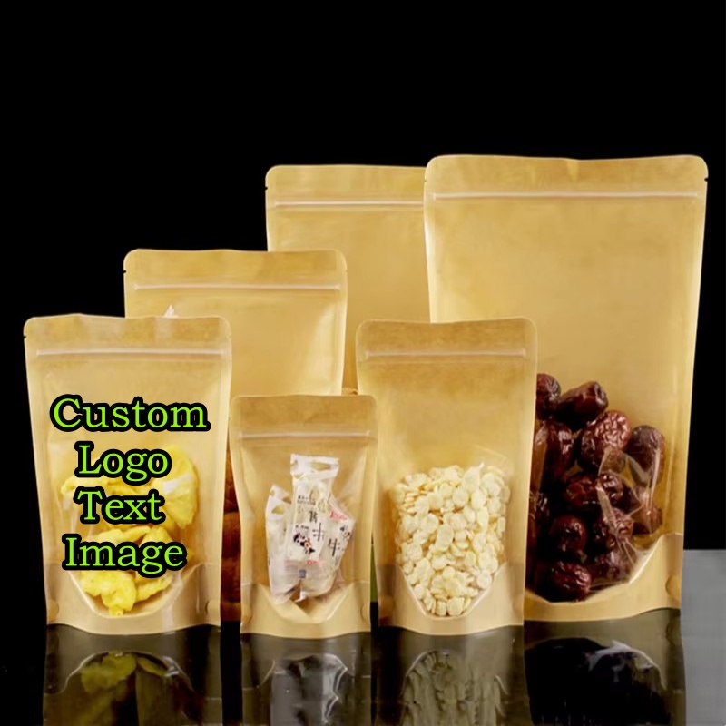 Food Like Snacks - 100 Pezzi Sacchetti Trasparenti con Chiusura