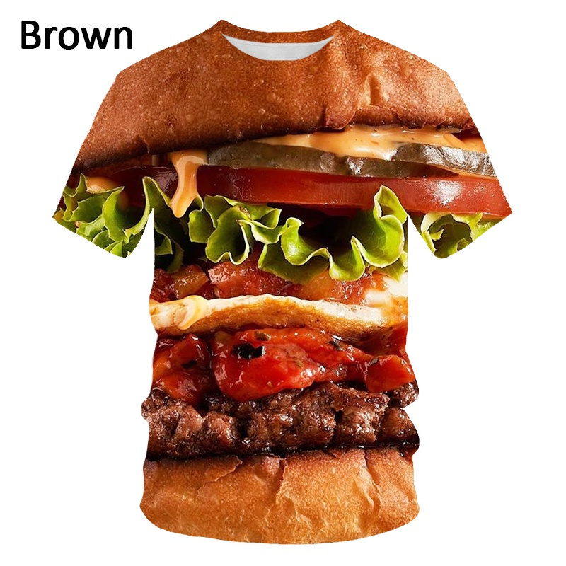 T-shirt grafica con stampa 3D  - Food Snacks Chips recensione e prezzo