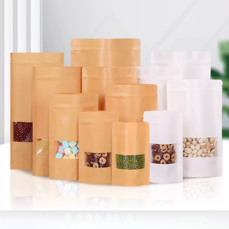 50 sacchetti di carta kraft, s - Logo Food Snack recensione e prezzo